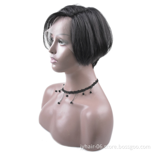 Wholeslae Factory Price Short Pixie Cut  Wig Human Hair Lace Wigs For Black Woman